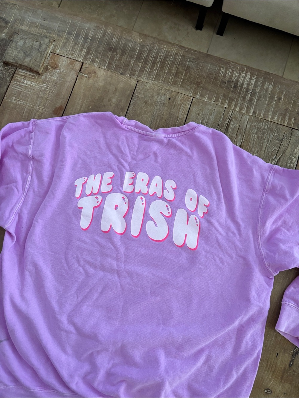 The Eras of Trish Sweatshirt ( was only available on tour)